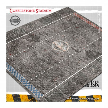 Tapis PVC Cobblestone Stadium par Pwork Wargames