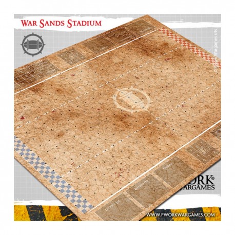 Tapete de juego War Sands Stadium de PVC