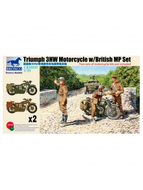 Modèle échelle 1/35 Triumph 3HW et police militaire