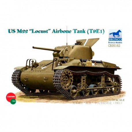 Modèle à l'échelle 1/35 du char US M22 “Locust”