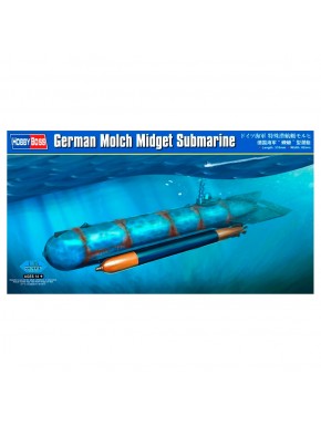 Submarino en miniatura alemán Molch de HobbyBoss
