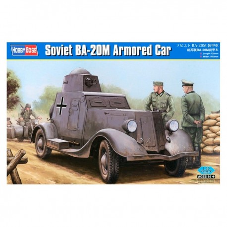 Modèle réduit Voiture Blindée Soviétique BA-20M