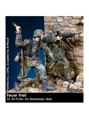 Conjunto de figuras 1/35 Feuer Frei! da Rado Miniatures