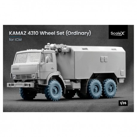 Ensemble de roues 3D pour KAMAZ 4310 ICM 1/35