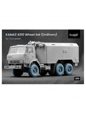 Ensemble de roues 3D pour KAMAZ 4310 de Trumpeter