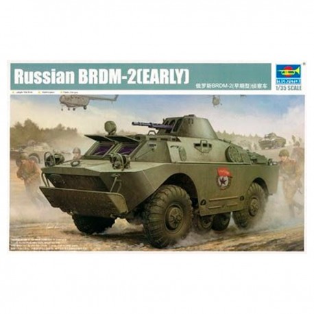 Maquete Trumpeter BRDM-2 Russo Inicial 1/35
