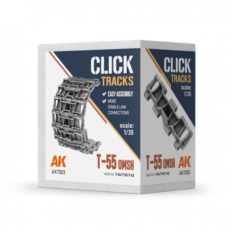 Trilhas de resina T-55 OMSH da AK-Interactive