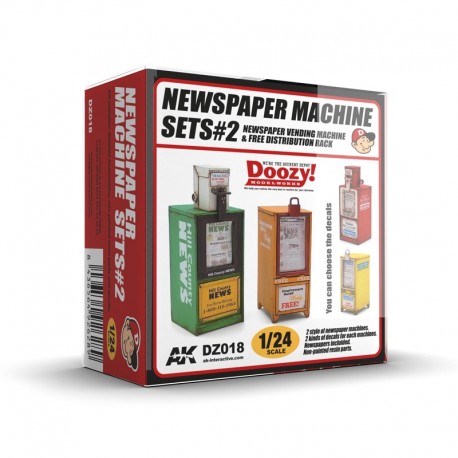 Machines à journaux en résine échelle 1/24