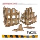 Kit de cenário MDF Burgo Medieval Perdido da Pwork Wargames