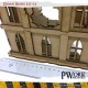 Kit de cenário MDF Burgo Medieval Perdido da Pwork Wargames