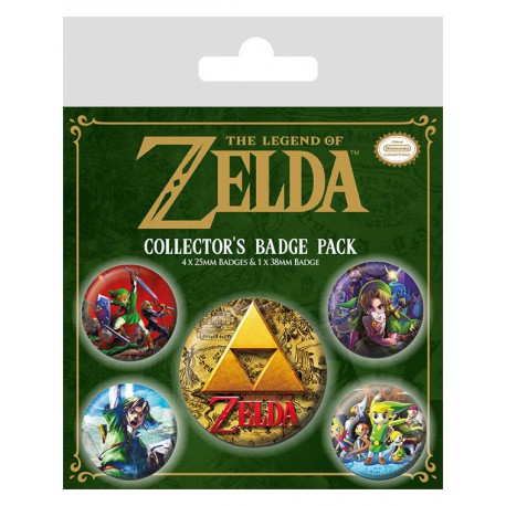 Pack de Chapas Zelda Classic