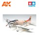 Maquette de l'avion Skyraider A-1H de l'U.S. Navy