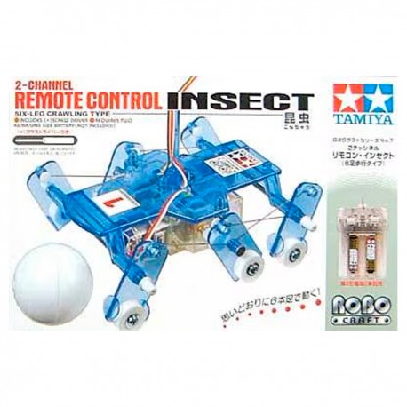 Robot insecto de seis patas azul Tamiya