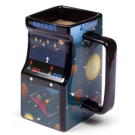 Taza 3D térmica con diseño de Máquina Arcade