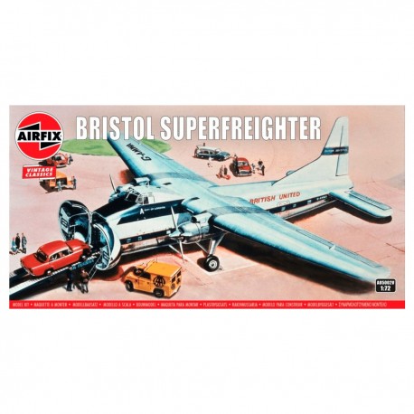Boîte de la maquette Bristol Superfreighter 1/72 d'AIRFIX