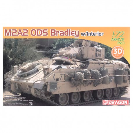 Kit de maquete 1/72 M2A2 ODS Bradley da Dragon