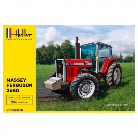 Maquette tracteur Massey Ferguson 2680 1/24 Heller