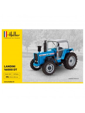 Maquette tracteur Landini 16000 DT bleu Heller