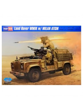 Modelo a escala Land Rover WMIK con MILAN ATGM