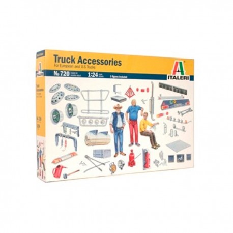 Conjunto de acessórios para caminhão Italeri 1/24
