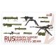 Set d'armes de soutien d'infanterie russe 1/35