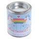 Bougie de la Licorne-Kawaii-dans une boîte de conserve