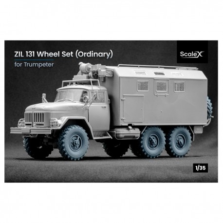Conjunto de rodas 3D para ZIL 131 Trumpeter
