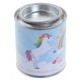 Bougie de la Licorne-Kawaii-dans une boîte de conserve