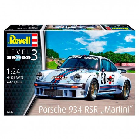Kit Porsche 934 RSR Martini Racing escala 1/24 Revell