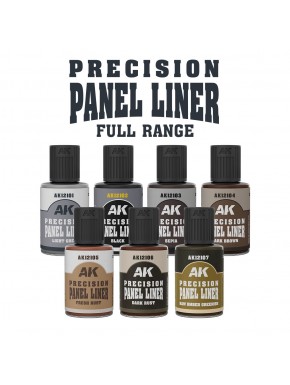 Ensemble de panel liners AK-Interactive en différentes couleurs