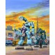 Modelo mecatrônico Chubu 01 com figura feminina