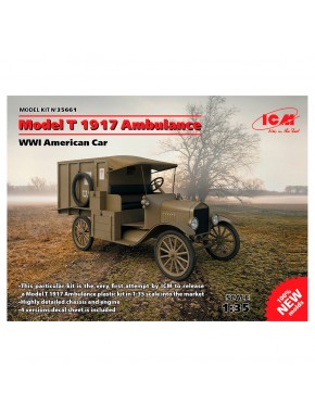 Modelo Ambulância Modelo T 1917 da ICM em 1:35