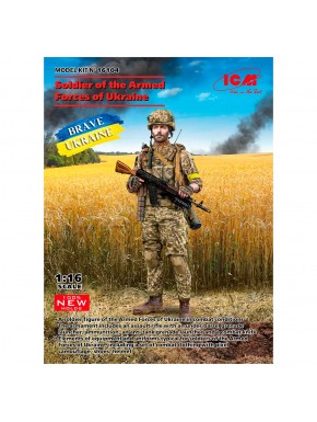 Figura de soldado de las Fuerzas Armadas de Ucrania a escala 1:16
