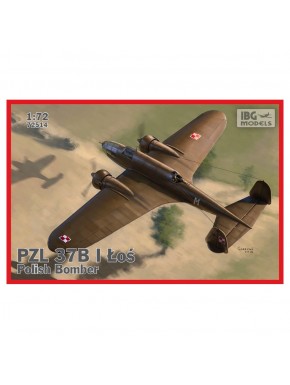 Maquette à l'échelle du bombardier polonais PZL.37B Łoś