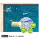 Carte de combat vinyle mer 30x30 pouces pour RPG
