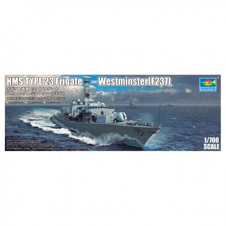 Maquete escala 1/700 HMS Type 23 Frigate Westminster