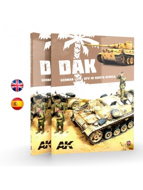 Livre DAK - AFV Allemand en Afrique du Nord avec images et modèles