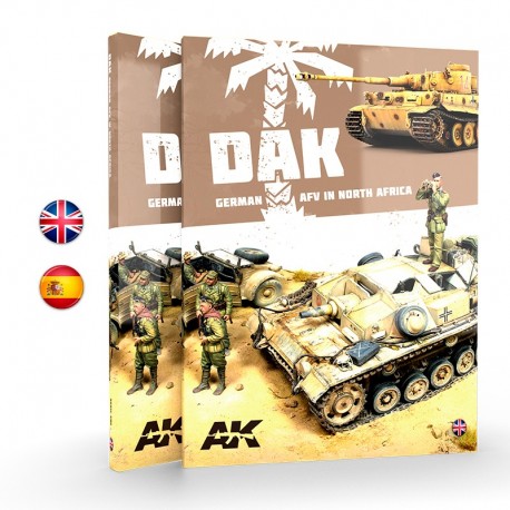 Livre DAK - AFV Allemand en Afrique du Nord avec images et modèles