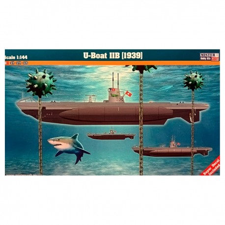 Kit del submarino U-Boat IIB 1939 escala 1/144