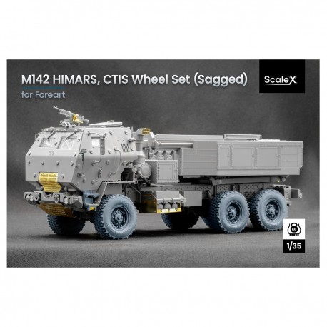 Ensemble roues HIMARS CTIS échelle 1/35