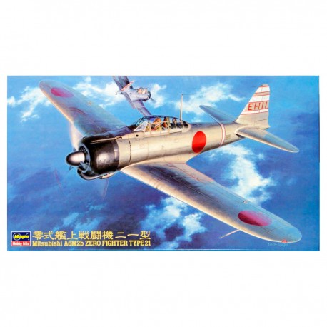 Maqueta del Zero Fighter A6M2b Type 21 escala 1:48