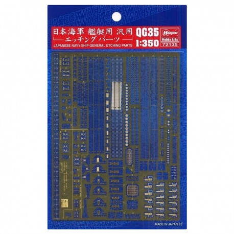 Pièces de gravure pour bateaux échelle 1:350 Hasegawa