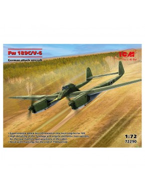 Maqueta del avión Fw 189C/V-6 a escala 1/72