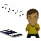 Haut-parleur portable Star Trek Capitaine Kirk 15 cm