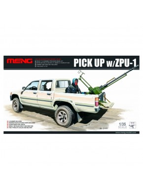 Modelo a escala 1/35 de Pick Up con ZPU-1
