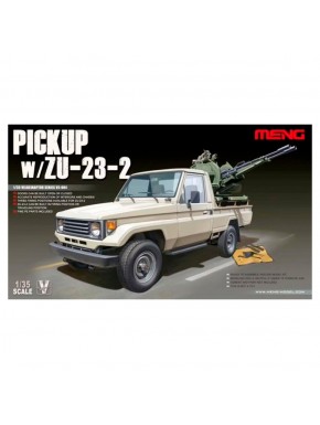 Maqueta pickup con ZU-23-2 escala 1/35 de Meng