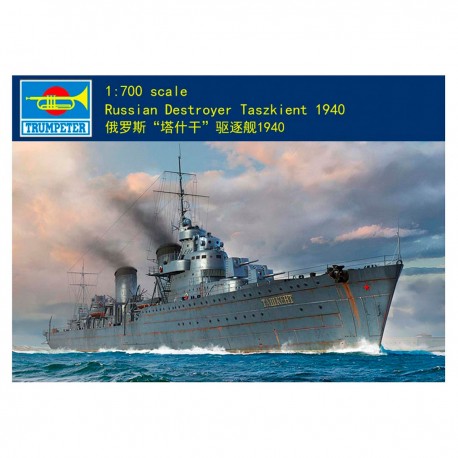 Maquette du Destroyer Russe Taszkient 1940 à l'échelle 1/700
