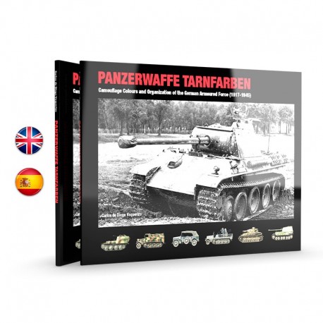 Couverture du livre Panzerwaffe Tarnfarben avec char
