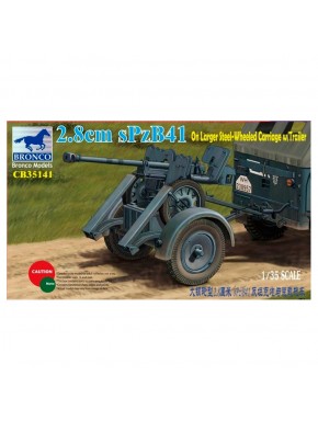 Modèle de canon 2.8cm sPzB41 de Bronco Models