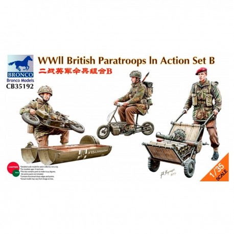 Parachutistes britanniques Set B action par Bronco